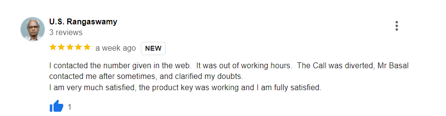 Customer Review