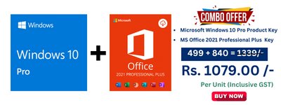 Windows 10 Pro Product Key + MS Office 2021 Professional Plus Price