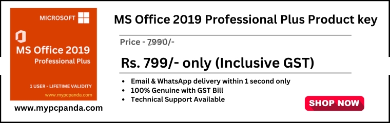 Microsoft Office Professional Plus 2019 product key