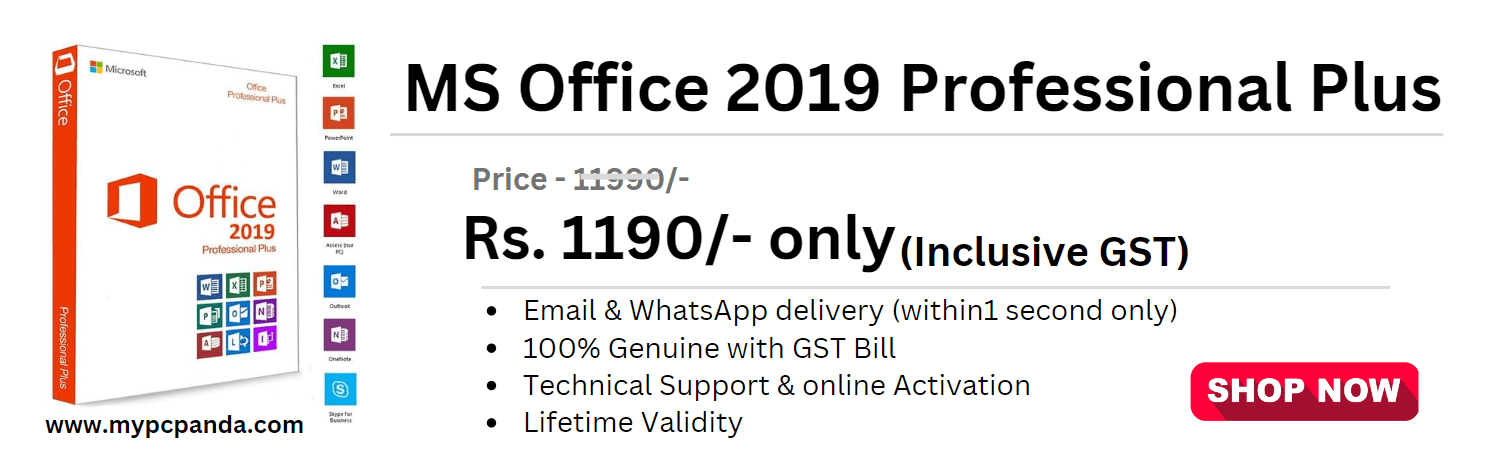 MS Office 2019 Professional Plus License Key