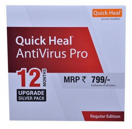 Quick Heal Antivirus Pro Renewal 1 User 1 Year