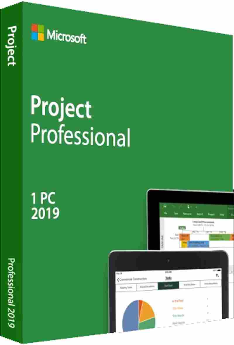 Buy MS Project 2019 Professional Product Key - Lifetime Validity