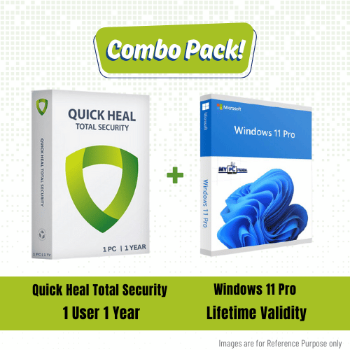 Quick Heal Total Security + Windows 11 Pro Combo Pack