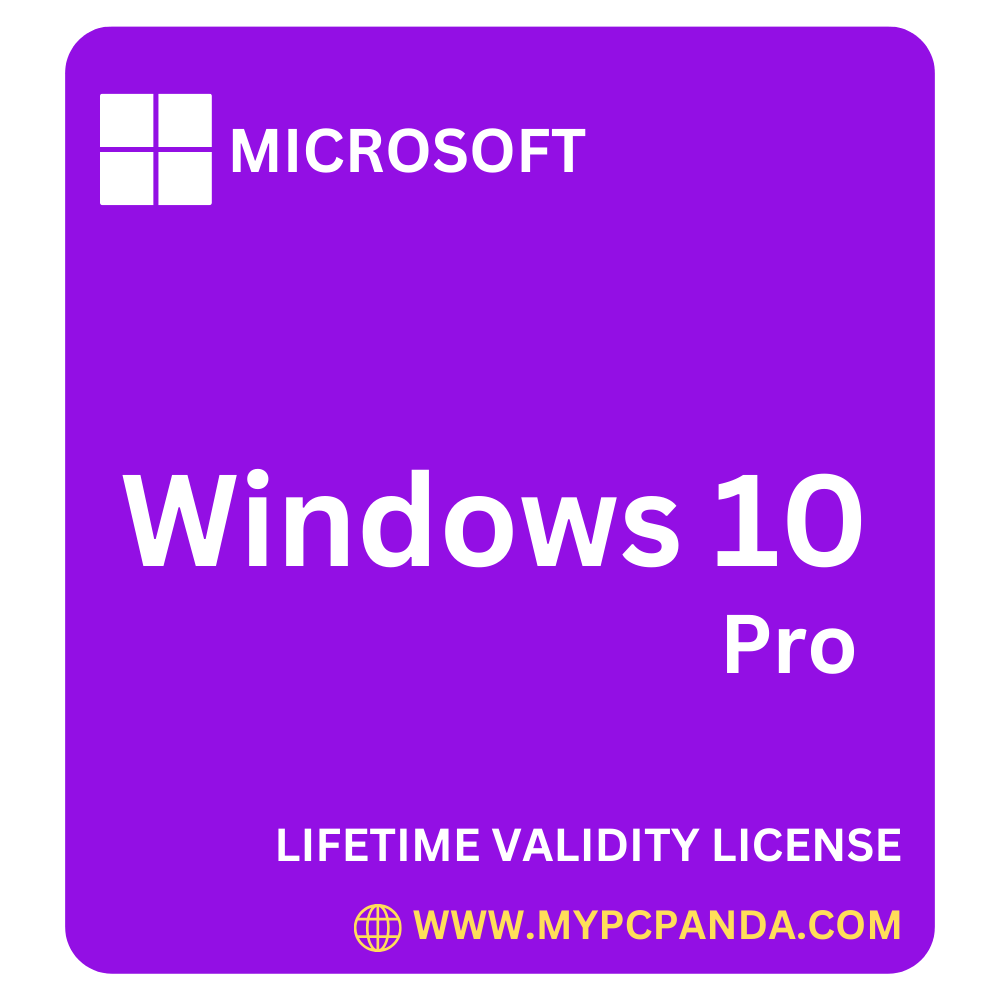 Microsoft Windows 10 Pro Product Key – 32/64 Bit – Genuine & Lifetime  License – Instant Digital Key